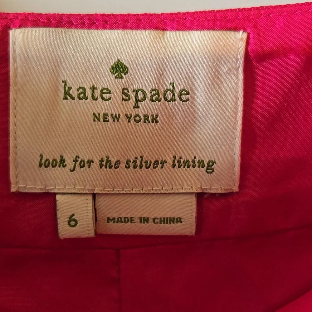 kate spade Hot Pink Fit-and-Flare Dress